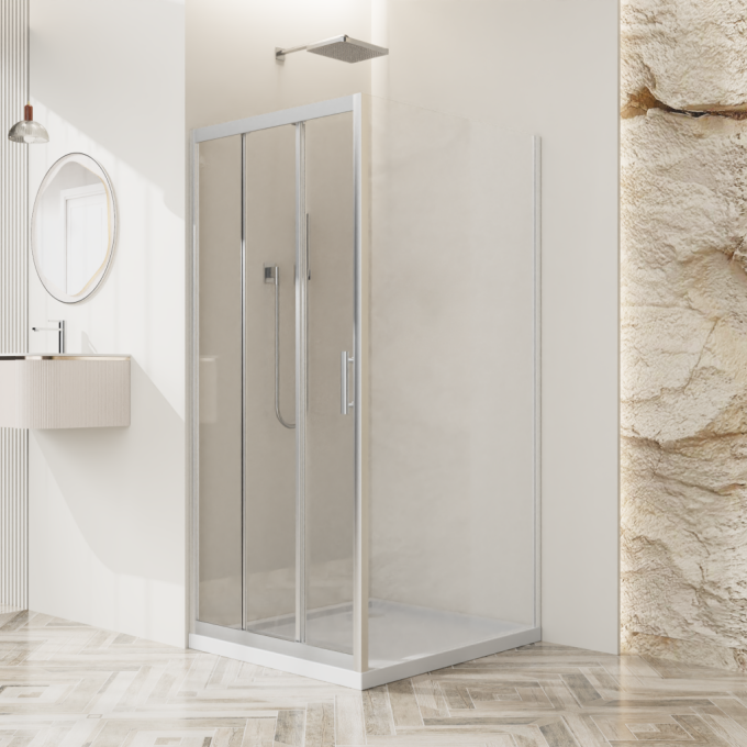 Душевой уголок BELBAGNO UNO-195-AF-31-90-C-NERO