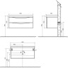 Тумба BELBAGNO ANCONA ANCONA-N-800-2C-SO-BL
